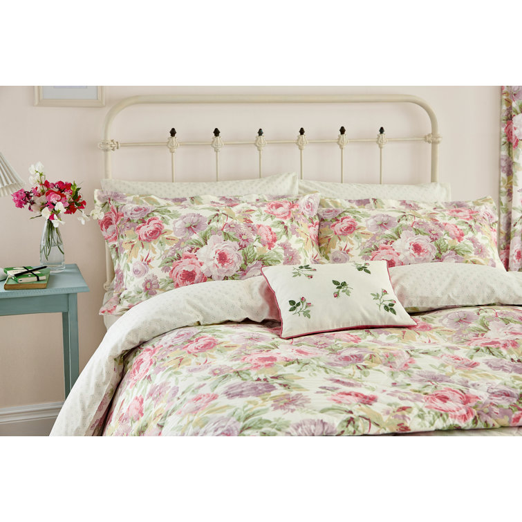 Sanderson Options Pink/Lilac Duvet Cover Set Wayfair.co.uk